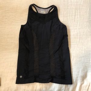 Athleta high neck double layer tank